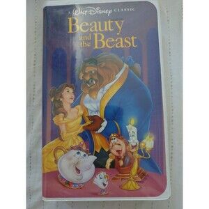 ✨ Walt Disney Black Diamond VHS – Beauty and the Beast (1992) – Classic Rare VTG